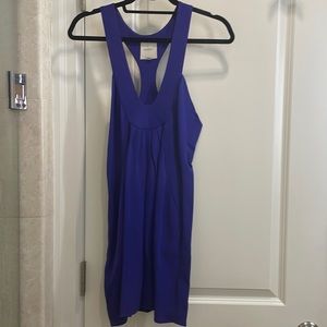 MASON by Michelle Mason Racerback Blue Violet Silk Dress Size 4